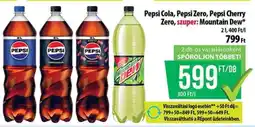 Coop Pepsi Cola, Pepsi Zero, Pepsi Cherry Zero, Mountain Dew ajánlat