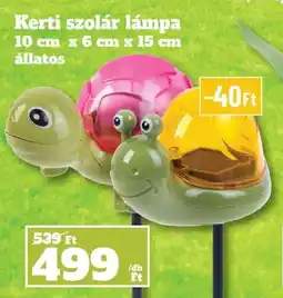 Vil-For Kerti szolár lámpa ajánlat