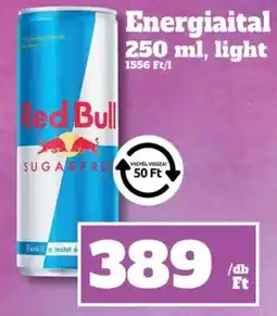 Vil-For Red Bull Energiaital ajánlat