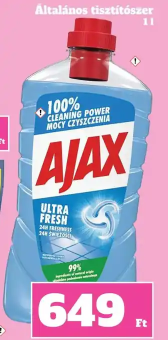 Vil-For AJAX Általános tisztítószer ajánlat