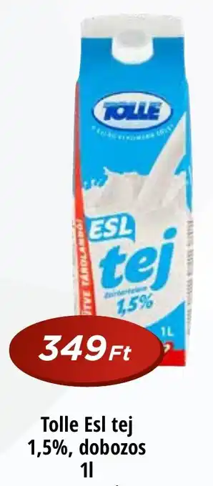 Tolle Esl tej 1,5%, dobozos