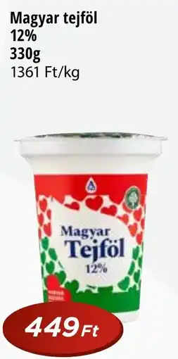 Real Magyar tejföl 12% ajánlat