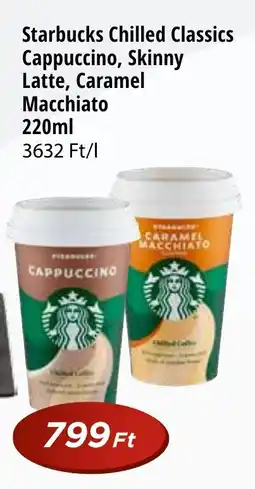 Real Starbucks Chilled Classics Cappuccino, Skinny Latte, Caramel Macchiato ajánlat