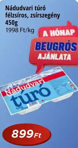 Real Nádudvari túró félzsíros, zsírszegény ajánlat