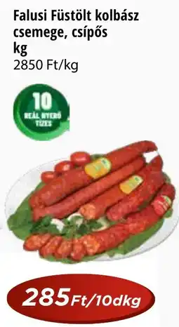 Real Falusi Füstölt kolbász csemege, csípős ajánlat