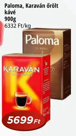 Real Paloma, Karaván őrölt kávé ajánlat