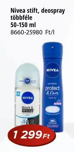Real Nivea stift, deospray ajánlat