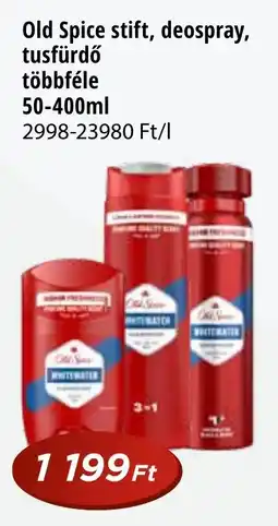 Real Old Spice stift, deospray, tusfürdő ajánlat