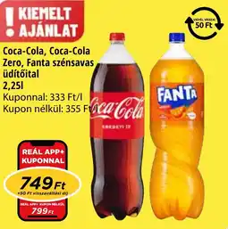 Real Coca-Cola, Coca-Cola Zero, Fanta ajánlat