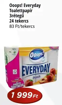 Real Ooops! Everyday Toalettpapír ajánlat