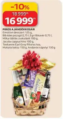 Auchan Piros Ajándékkosár ajánlat