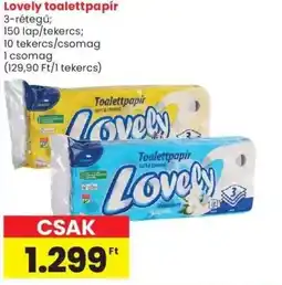 Spar Market Lovely toalettpapír ajánlat