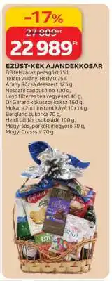 Auchan Ezüst-kék ajándékkosár ajánlat