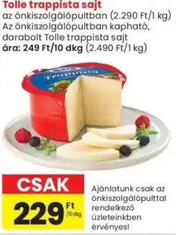 Spar Market Tolle trappista sajt ajánlat