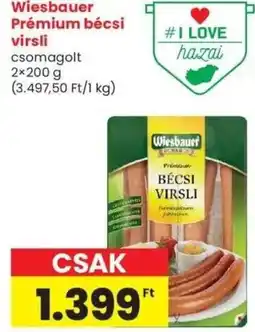 Spar Market Wiesbauer Prémium bécsi virsli ajánlat