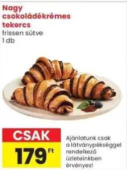 Spar Market Nagy csokoládékrémes tekercs ajánlat