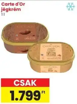 Spar Market Carte d'Or jégkrém ajánlat
