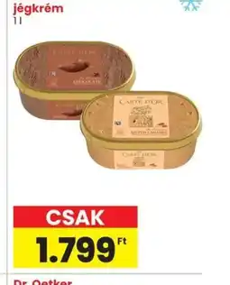 Spar Carte d'Or jégkrém ajánlat