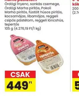 Spar Hamé pástétom ajánlat