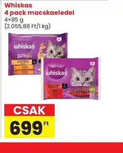 Spar Whiskas 4 pack macskaeledel ajánlat