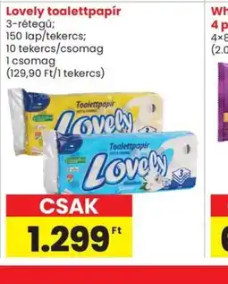 Spar Lovely toalettpapír ajánlat