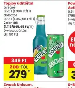 Spar TOPJOY üd 399Fttőital ajánlat