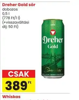 Spar Dreher Gold sör ajánlat