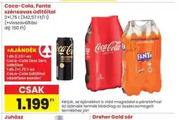 Spar Coca-Cola, Fanta szénsavas üdítőital ajánlat