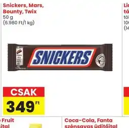 Spar Snickers, Mars, Bounty, Twix ajánlat