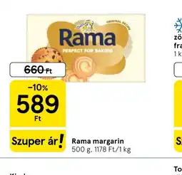 Tesco Rama margarin ajánlat