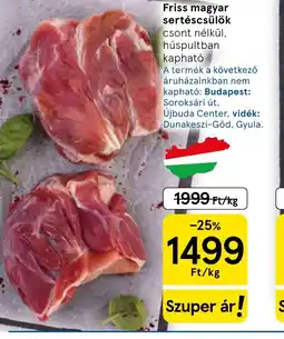 Tesco Friss magyar sertéscsülök ajánlat