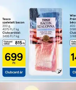 Tesco Tesco szeletelt bacon ajánlat
