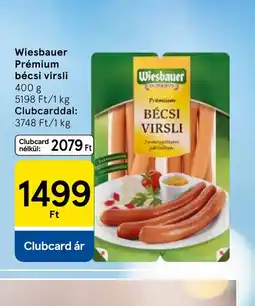 Tesco Wiesbauer Prémium bécsi virsli ajánlat