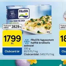 Tesco FROSTA fagyasztott halfilé ajánlat