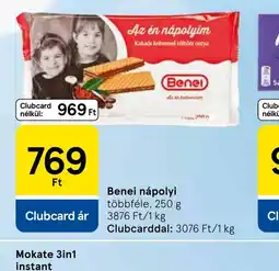 Tesco Bene nápolyi ajánlat