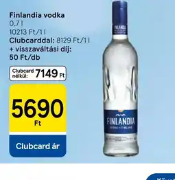 Tesco Finlandia vodka ajánlat