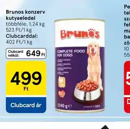 Tesco Brunos konzerv kutyaeledel ajánlat