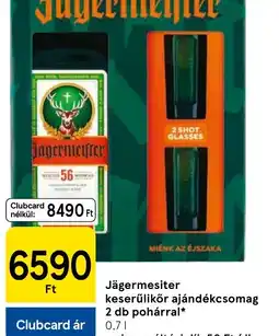 Tesco J keserűlikőr ajándékcsomaggermeister keserűlikőr ajándékcsomag ajánlat