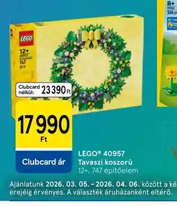 Tesco LEGO® 40957 Tavaszi koszorú ajánlat