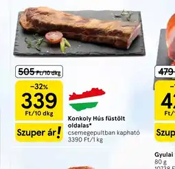 Tesco Konkoly Hús füstölt oldalas ajánlat