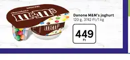 Tesco Danone M&M's joghurt ajánlat