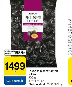 Tesco Tesco magozott aszalt szilva ajánlat