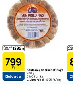 Tesco KALIFA napon szárított füge ajánlat