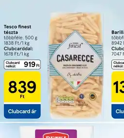 Tesco Tesco finest tészta ajánlat