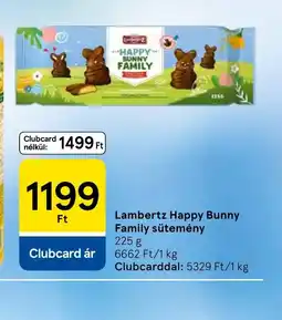 Tesco Lambertz Happy Bunny Family sütemény ajánlat
