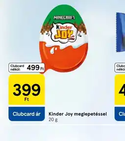 Tesco KINDER JOY meglepetéssel ajánlat