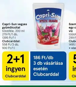 Tesco Capri-Sun vegyes gyümölcsital ajánlat