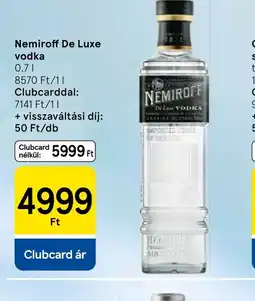 Tesco Nemiroff De Luxe vodka ajánlat