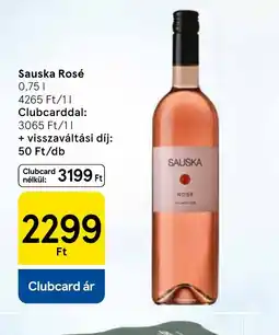 Tesco Sauska Rosé ajánlat
