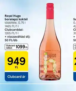 Tesco Royal Hugo boralapú koktél ajánlat